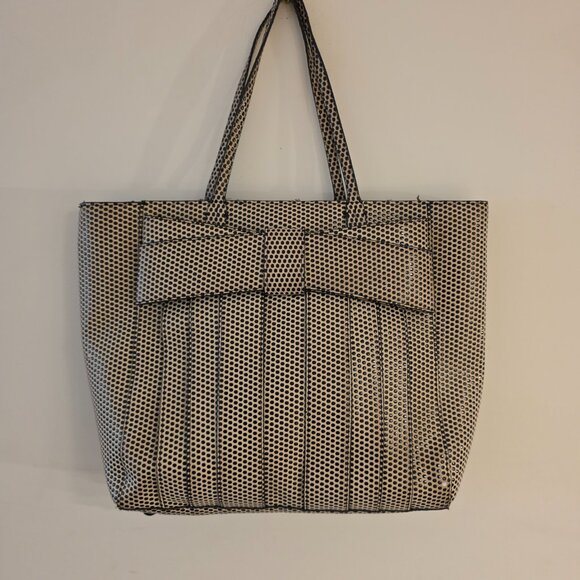 ZAC Zac Posen Medium Tote – Cream & Black Polka Dot - Picture 5 of 7